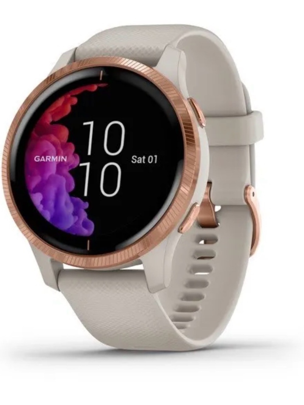 Garmin Venu - Light Sand with Rose Gold Hardware